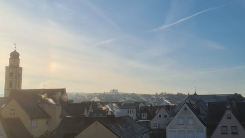 Blick auf die Altstadt - die Wärmeversorgung verläuft größtenteils noch durch fossile Brennstoffe (Quelle: Stadtbauamt)