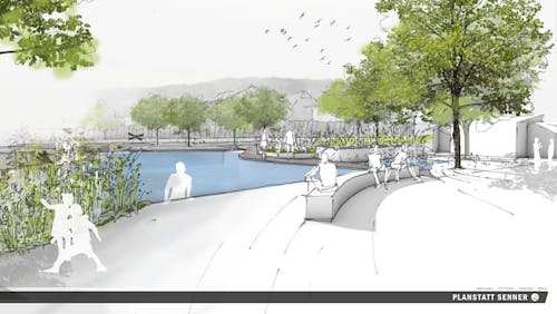 Vision für das neue Naturbad Althausen.