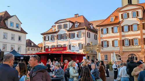 Afterwork auf dem Marktplatz Bad Mergentheim.