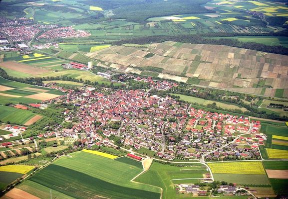 Markelsheim von oben