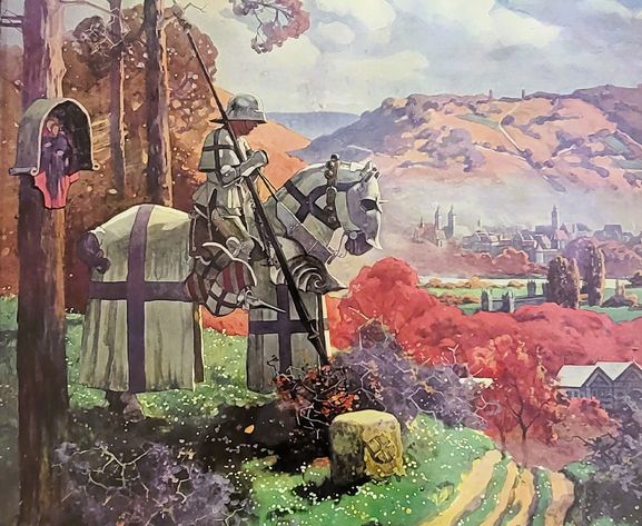 Das Gemälde eines Deutschordensritters ziert das Titelbild zum neuen historischen Wandkalender des Stadtarchivs zum Jubiläumsjahr 2027.