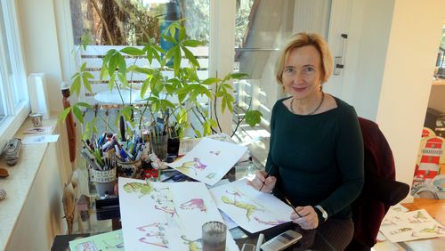 Die bekannte Kinderbuch-Autorin und -Illustratorin Ute Krause ist im Rahmen der Literaturtage am 6. Oktober in der Stadtbücherei zu Gast. (Bild: Margit Lesemann)