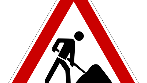 Baustellen-Schild. CopyrightFreePictures/pixabay.com