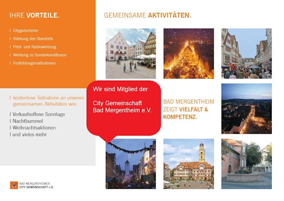 Mitglied der City Gemeinschaft Bad Mergentheim e.V.
