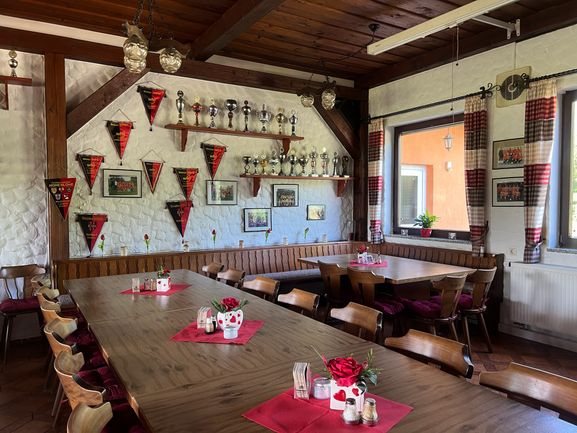 Innenraum Sportgaststätte Markelsheim