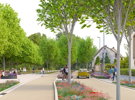 Visualisierung Boulevard