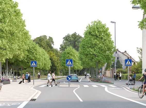 Visualisierung Igersheimer Straße