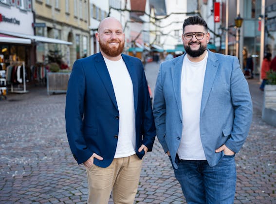 Simon Jira und Jens Ott freuen sich über viele gemeinsame Aktionen der neuen Citygemeinschaft