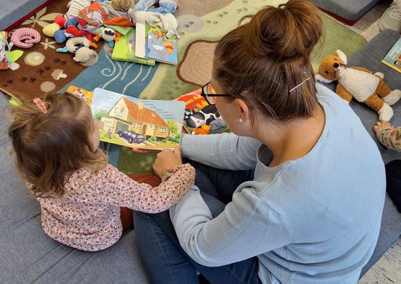 Bücherbabys in der Stadtbücherei