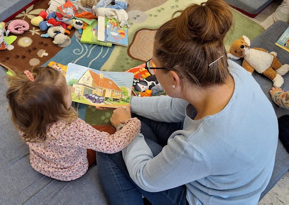 Bücherbabys in der Stadtbücherei