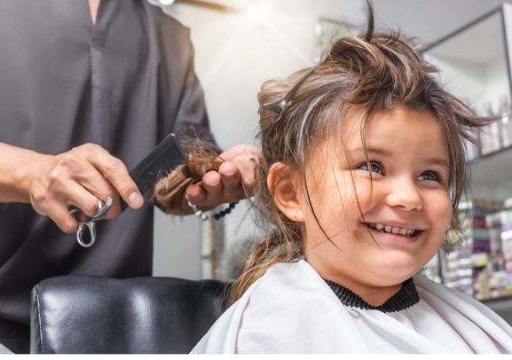Lesen, lachen Haare machen!
