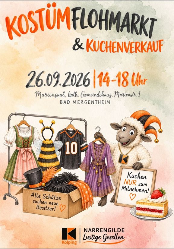 Plakat Kostümflohmarkt