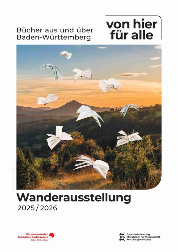 Plakat Wanderausstellung "Von hier für alle"