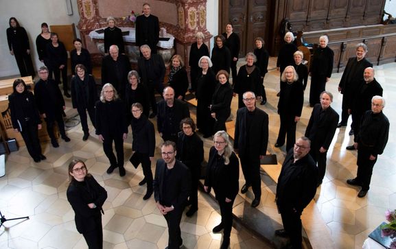 Der Chor Cappella Nova in der Schlosskirche