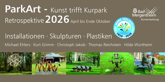 Retrospektive Ausstellung im Kurpark Bad Mergentheim